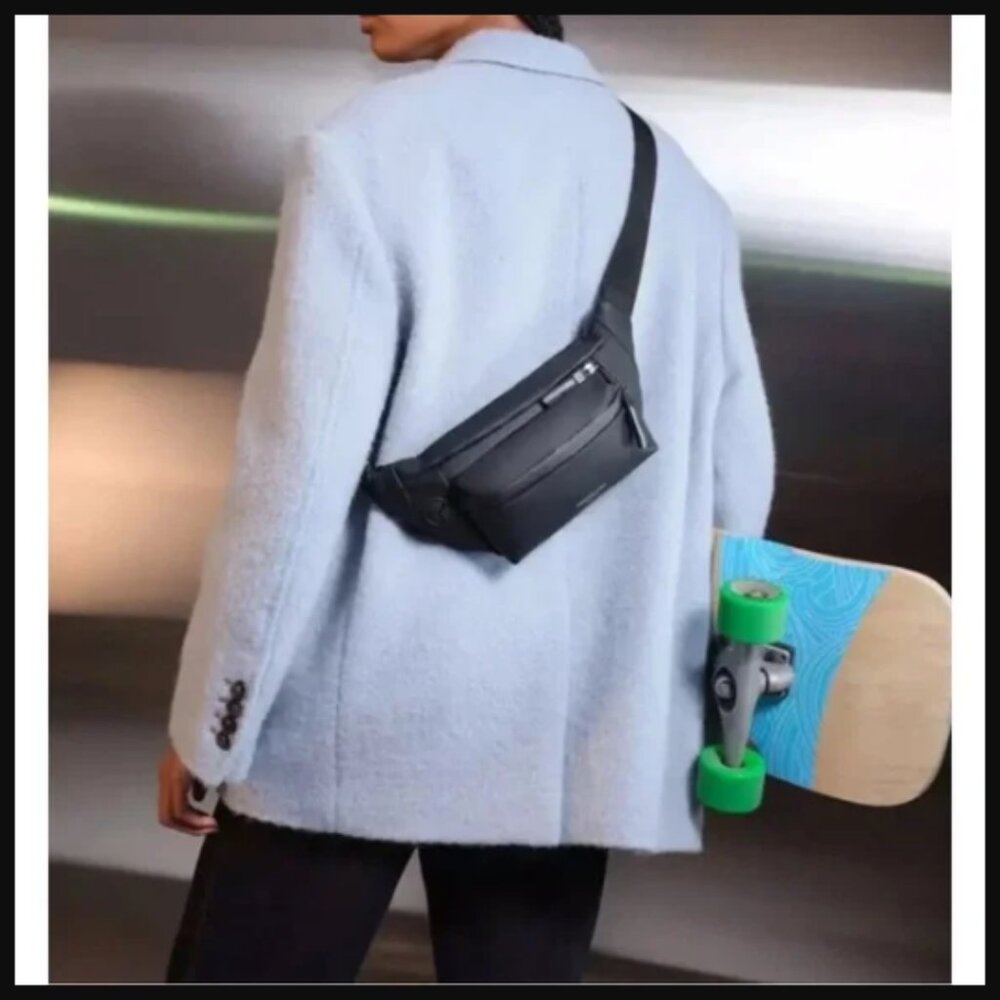 ❣️2/$36 NIP Gaston Luga Splash Waterproof Bum Bag Hip Pack Stockholm $69.00